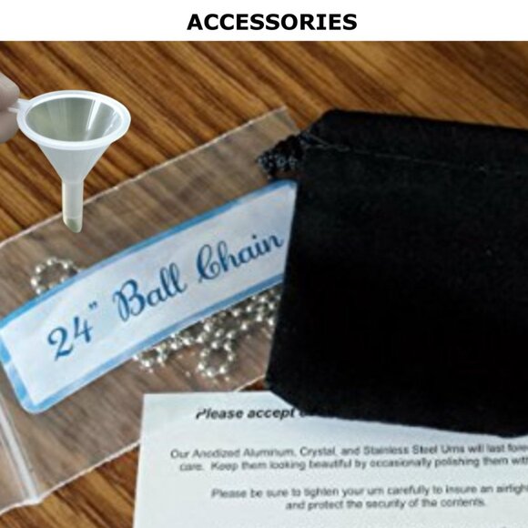 Special Set of FIVE Silver Angel Wings CREMATION URN Necklace - Picture 3 of 8